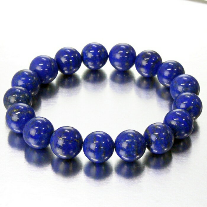 【高品質 一点物販売 12mm】ラピスラズリ ブレスレット 青金石 ラピスラズリ 最強 ブレスレット 破邪 聖石 魔除け グッズ ラピスラズリブレスレット メン...