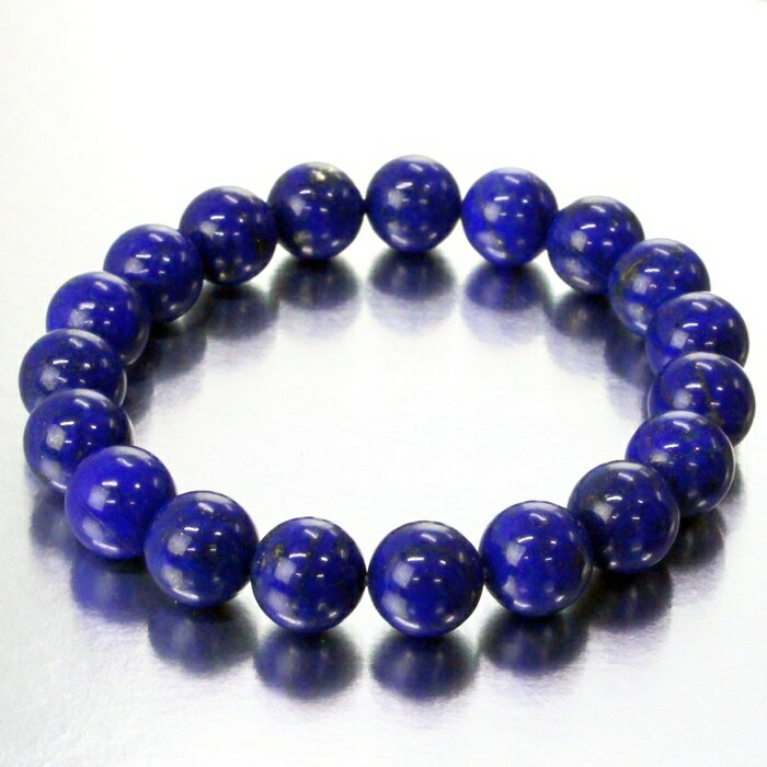 【厳選品質 一点物 10mm】ラピスラズリ ブレスレット 青金石 ラピスラズリ 最強 ブレスレット 聖石 魔除け グッズ 破邪 ラピスラズリブレスレット メンズ...