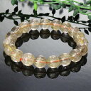 【11mm】ルチルクォーツ ブレスレット 金運 財運 幸運 ルチルクォーツ ブレスレット Bracelet 腕輪 バングル ルチルクォーツブレスレット 天然石 ブレスレット 人気 おすすめ パワーストーン 一点物 ルチルクォーツ