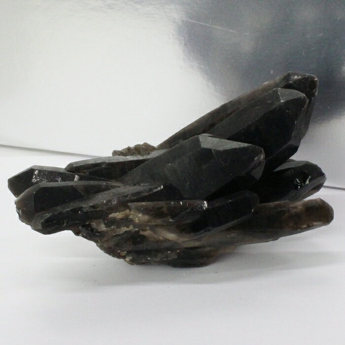 【一級品の輝き 厳選一点物】モリオン クラスター 浄化用 グッズ 魔除け お守り 浄化 黒水晶 モリオン クラスター 原石 ラフ 石 モリオンクラスター パワー...