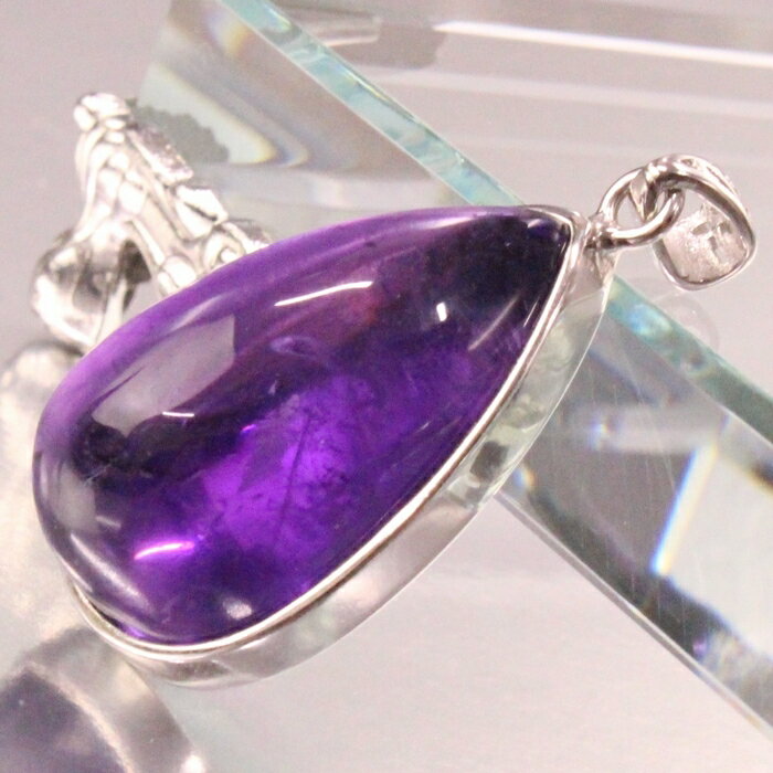 【一級品の輝き 厳選一点物】アメジスト ペンダント 紫水晶 アメジスト ペンダント ネックレス Pendant..