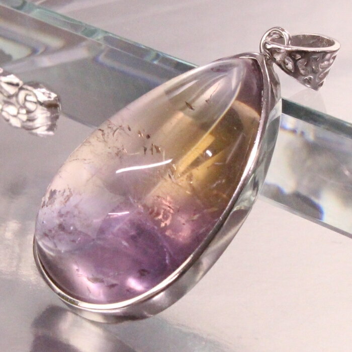 【一級品の輝き 厳選一点物】アメトリン ネックレス アメジスト シトリン アメトリン ペンダントトップ ネックレス アメトリンネックレス パワーストーン ペンダ...