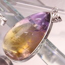 【厳選品質 一点物】アメトリン ネックレス アメジスト シトリン ametrine アメトリン ペンダント ネックレス Pendant アメトリンネックレス メ...