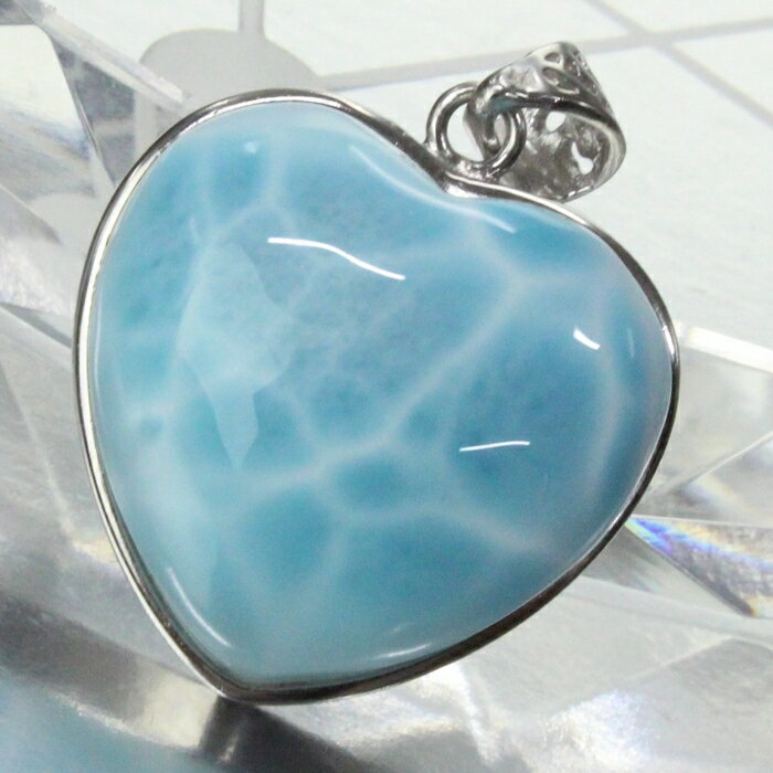 【最高品質一級品 一点物現物】ラリマー ペンダント Larimar 曹灰針石 ペクトライト ラリマー ネックレス ペンダントトップ ラリマーペンダント パワース...