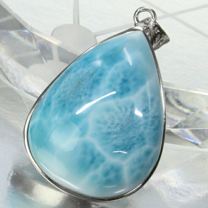 【最高品質一級品 一点物現物】ラリマー ネックレス Larimar ラリマー ペンダント ネックレス Pendant ラリマーネックレス パワーストーン ペンダ...