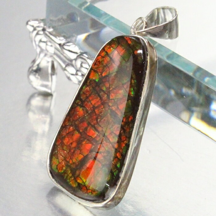 【最高品質一級品 一点物現物】アンモライト ネックレス アンモナイト 化石 アンモライト ペンダント ネックレス Pendant アンモライトネックレス メンズ...