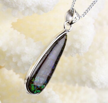 アンモライト ペンダント|コーライト ammonite ammolite アーポアク カルセンティン アンモライト ネックレス Pendant ネックレス シルバー ペンダント Silver Necklace|メンズ レディース 一点物アイテム アンモライト
