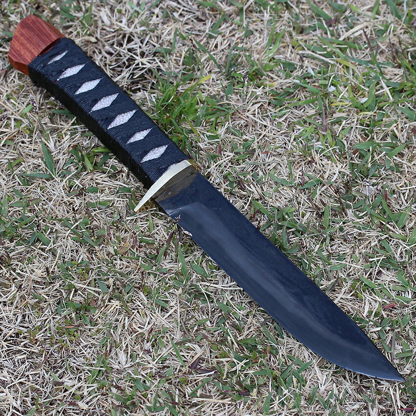 群馬のランボーモデル2 レッドオルカ 吉野タイプ 剣鉈 190mm 甲伏せ作り レッドオルカ 秋友 日本刀 斬れ味 無人島 数量限定 群馬のランボー サバイバル王国ナイフ アウトドア 日本製 鍛造通販格安セール情報 楽天 通販