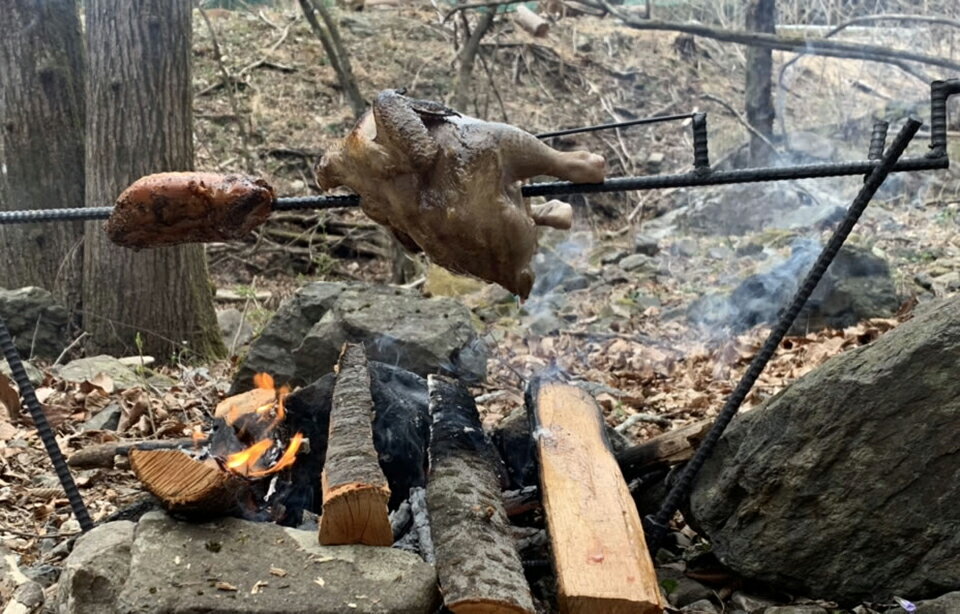 ランボー肉焼き機 タイプ2 群馬のランボー 手作り サバイバル王国 YouTube サバイバル BB バーベキュー タレント モンハン モンスターハンター 漫画肉 海賊王 夢工房通販格安セール情報 楽天 通販