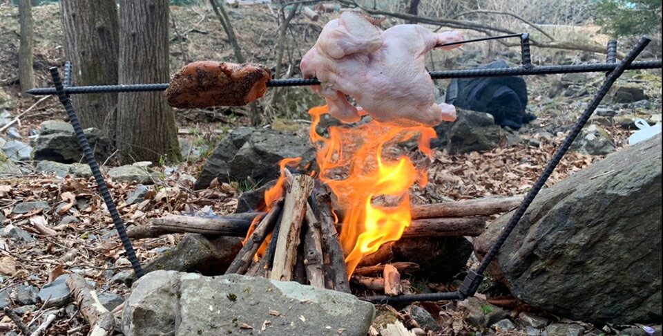 ランボー肉焼き機 タイプ2 群馬のランボー 手作り サバイバル王国 YouTube サバイバル BB バーベキュー タレント モンハン モンスターハンター 漫画肉 海賊王 夢工房通販格安セール情報 楽天 通販