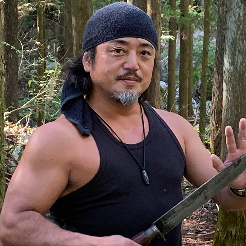 群馬のランボーモデル1 レッドオルカ 剣鉈 1尺 甲伏せ作り カイデックスケース 鞘付 秋友 日本刀 無人島 サバイバル 冒険少年 あばれる君 群馬のランボー サバイバル王国 ナイフ アウトドア 日本製 鍛造