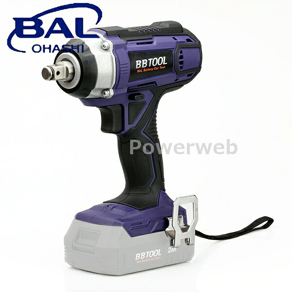 商品詳細大橋産業 BAL(バル)商品：充電式インパクトレンチ品番：No.5000商品説明■タイヤ交換が劇的に楽になる■『自動車のタイヤ交換を安全に!』　タイヤ交換専用！締め過ぎ防止機能付（最大締付けトルク80N・m）　※軽自動車でも締め過ぎを防止できます。　※締付け80N・m／ゆるめ200N・m■作業時の視認性が向上　LEDライト内蔵■別売のアルミホイール対応ディープソケットもご利用になれます。■電池パック共通（別売）電池パック（No.5110,No.5111）を付け替えるだけで同シリーズの様々な商品が使える※電池パック・充電器は別売になります。インパクトレンチで仮締めした後は…必ずトルクレンチを使用して、規定のトルク値で確実に本締めしてください。仕様■対応電池パック（別売）：No.5110　リチウムイオン電池パック 2AhNo.5111　リチウムイオン電池パック 4Ah■使用環境温度：10?35℃■無負荷回転数：右回転時：2000rpm／左回転時：2500rpm■トルク：右回転時（締付け時）：80N・m／左回転時（ゆるめ時）：200N・m※締付け対象物や摩耗係数、締付け時間などによりトルクは変化します。本製品で仮締め後は、必ずトルクレンチを使用して規定トルクで本締めをおこなってください。■本体サイズ：180（W）×75（D）×192（H）mm■質量：1130g■角ドライブ寸法：□12.7mm■付属品：・フック ×1個・フック取り付けねじ ×1個 画像について ・メーカーの共通画像を使用しております。形状はシリーズ、品番により異なります。 納期 ・商品はメーカーさんより、お取り寄せとなります。・メーカー欠品、生産中止等で入荷に見込みがございません場合は キャンセルとさせていただく場合がございます。予めご了承ください。・お急ぎ等の方は事前にメールにて納期をお問い合わせ下さいませ。・納期等でのクレーム・キャンセル等は一切お受けしておりません。 注意事項 ※デザイン、仕様等につきましては予告なく変更する場合がございます。予めご了承下さい。 返品・交換 商品に関しまして、ご注文間違い等での返品交換等は一切お受けしておりません。