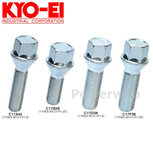 [C17B28] KYO-EI ビメック ラグボルト 17HEX 60° M12×P1.25 28mm 1本