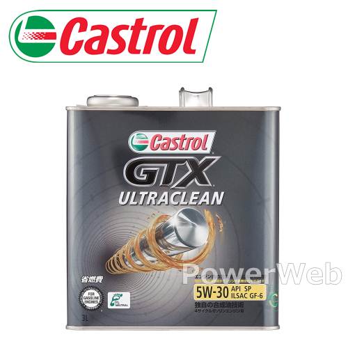 Castrol GTX ULTRACLEAN 5W-30 (5W30) SP 󥸥󥪥 ٻ:3L ¾᡼ƱԲġ