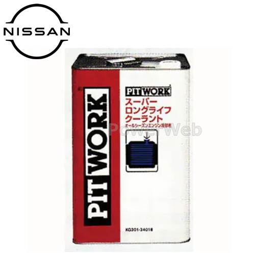 商品詳細メーカー：PITWORK (ピットワーク/日産部品)商品：スーパーロングライフクーラント S-LLC (超長寿命タイプ)品番：KQ301-34018容量：18L商品について長寿命タイプのLLCは希釈品ですので濃度をうすめずそのままご使用ください。長寿命タイプのLLCの交換は、車種によって対象が異なります■送料について1缶当たりの送料 950円他商品との同梱はできません。■ご注意性質上、配送中に缶の傷、凹みが生じる場合がございます。缶の傷、凹みでの交換はできません。予め　ご了承ください。 画像について ・メーカーの共通画像を使用しております。形状はシリーズ、品番により異なります。 納期 ・商品はメーカーさんより、お取り寄せとなります。・メーカー欠品、生産中止等で入荷に見込みがございません場合は キャンセルとさせていただく場合がございます。予めご了承ください。 注意事項 ※品番、デザイン、仕様等につきましては予告なく変更する場合がございます。予めご了承下さい。 返品・交換 商品に関しまして、ご注文間違い等での返品交換等は一切お受けしておりません。