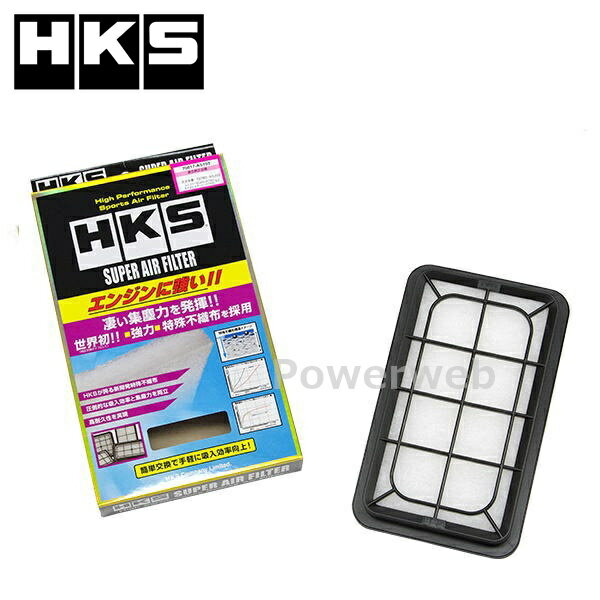 70017-AS103 HKS スーパーエアフィルター スズキ スイフト ZC21S M15A 04/11-10/08 SUPER AIR FILTER