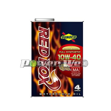 SUNOCO RED FOX RACING & SPORTS バイク用 (4サイクル) 10W-40 全合成油 JASO MA2 (1L)