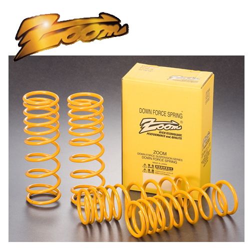 ZOOM ダウンサス トヨタ カローラスパシオ ZZE124N H13/5〜H19/6 1ZZ-FE 4WD 1.8L ダウンフォース