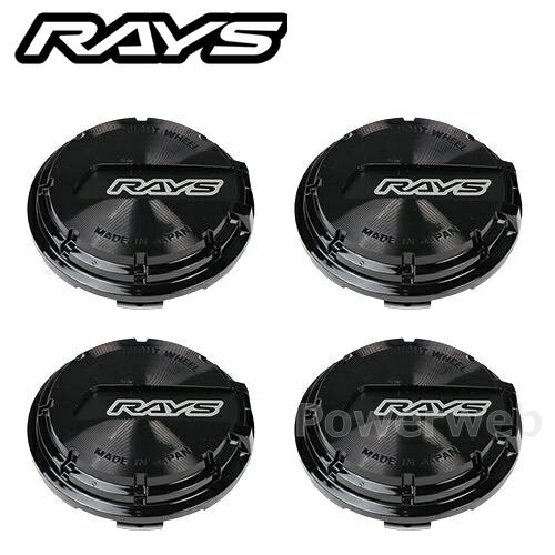 RAYS 61025000013BK-4 グラムライツ センターキャップ No.14 BK/BK 4個セット