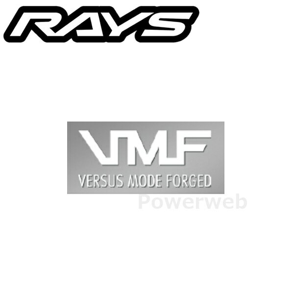 RAYS 7404009000025 No.45 ブランドロゴステッカー VMF W144mm×H60.0mm ホワイト メール便
