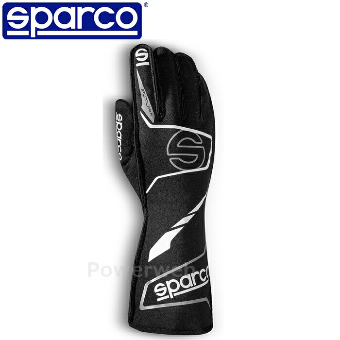 SPARCO FUTURA (フツーラ) レーシンググローブ 00136513NRBI ブラック/ホワイト(NRBI) XXL(13) 認証：FIA 8856-2018 スパルコ