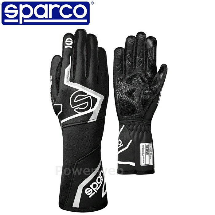 SPARCO K-TIDE+ (Kタイド プラス) レーシングカートグローブ BKG0002B0K01013 ブラック(K01) XXL(13) 認証：FIA 8877-2022 スパルコ