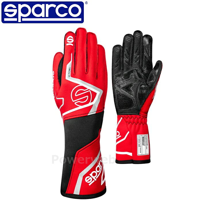 SPARCO K-TIDE+ (Kタイド プラス) レーシングカートグローブ BKG0002B0R27013 レッド(R27) XXL(13) 認証：FIA 8877-2022 スパルコ