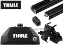 [7106 7122 6120] THULE JEEP グランドチェロキー ダイレクトルーフレール付車 2022〜 WL# ベースキャリアセット 1台分