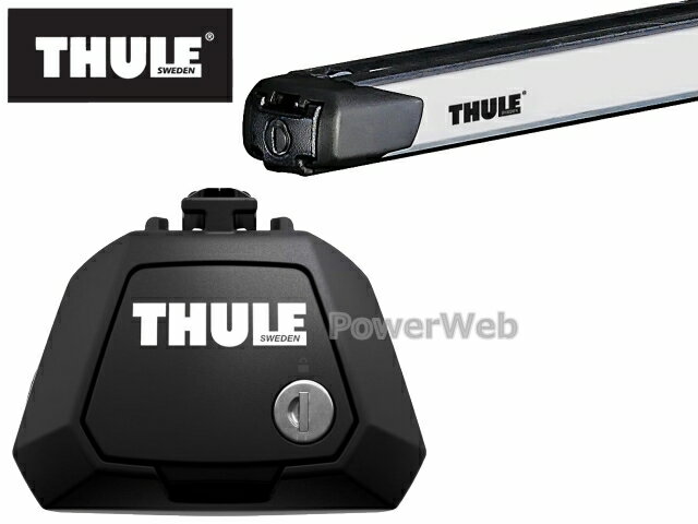 [710410 891] THULE スバル インプレッサXV ルーフレール付車 H22/6〜 GH# ベースキャリアセット 1台分