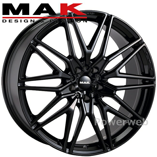 [ホイールのみ単品4本セット] MAK STURM 21インチ×9.5J PCD：120 穴数：5 インセット：26 グロスブラック STR9521526120GB マック シュトゥルム 阿部商会