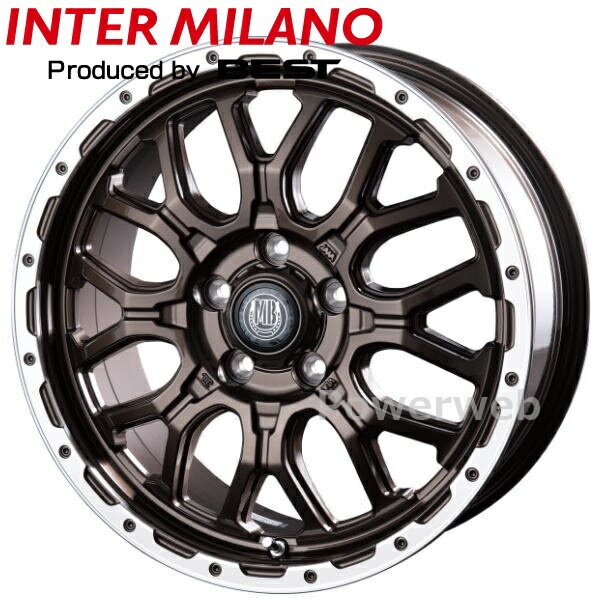 [ホイール1本(単品)] MUD BAHN XR-800M 17インチ×7.0J PCD：114.3 穴数：5 インセット：48 グロスブロンズリムポリッシュ (GBR/RP)