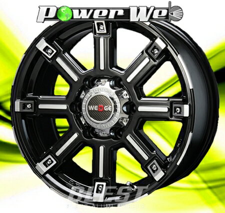 [ホイール1本(単品)] BLEST / BAHNS TECH WEDGE-Stream (BKP) 16インチ×7.0J PCD：139.7 穴数：6 イン..