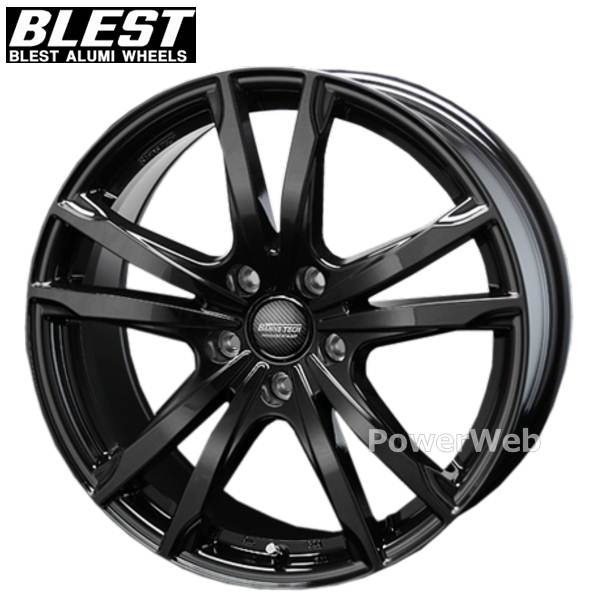 [ホイール1本(単品)] BLEST / BAHNS TECH JIZELIS FV (BK) 15インチ×6.0J PCD：114.3 穴数：5 インセット：45