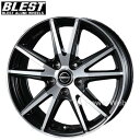 [ホイールのみ単品4本セット] BLEST / EUROMAGIC LANCE STP (BKP) 17インチ×7.0J PCD：114.3 穴数：5 インセット：38