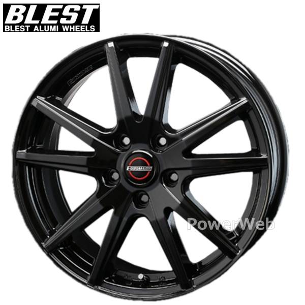 [ホイール1本(単品)] BLEST / EUROMAGIC LANCE ST (BK) 16インチ×6.5J PCD：114.3 穴数：5 インセット：37