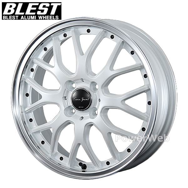 [ホイールのみ単品4本セット] BLEST EuroSport Type 815 14インチ×4.5J PCD：100 穴数：4 インセット：45 パールホワイト