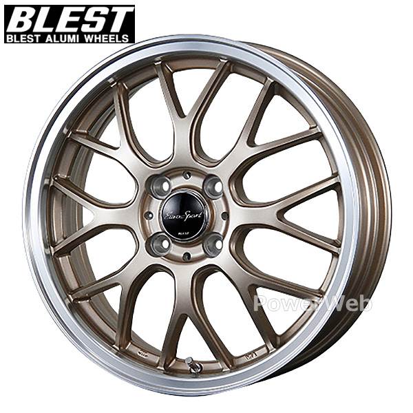 [ホイール1本(単品)] BLEST EuroSport Type 805 15インチ×5.0J PCD：100 穴数：4 インセット：45 アンティークブロンズ