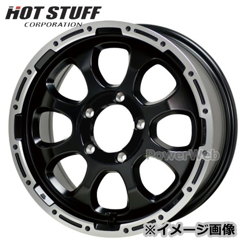 [ホイール1本(単品)] HOT STUFF / MAD CROSS GRACE (GB/P) 16インチ×5.5J PCD：139.7 穴数：5 インセット：20