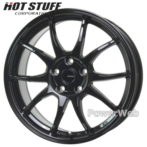 [ホイール1本(単品)] G.speed G06 15インチ×6.0J PCD：114.3 穴数：5 インセット：53 メタリックブラック (MBK) (Gスピード G-06) HOT STUFF