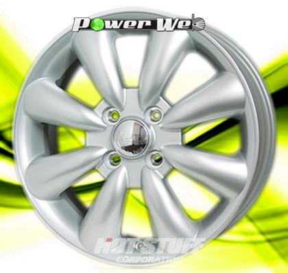 [ホイールのみ単品4本セット] HOT STUFF / LaLa Palm KC-8 (S) 15インチ×5.0J PCD：100 穴数：4 インセット：45