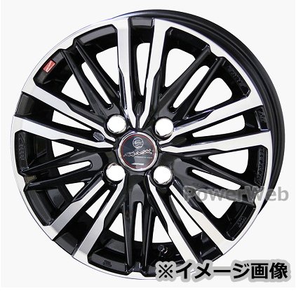 [ホイール1本(単品)] / KYOHO SMACK CREST / 14インチ×4.5J PCD：100 穴数：4 インセット：45 / サファイアブラック/ポリッシュ