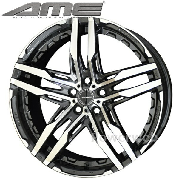 [ホイール1本(単品)] SHALLEN RG (シャレン) 18インチ×8.0J PCD：120 穴数：5 インセット：38 グラファイトメタルxポリッシュ (KYOHO AME/共豊)(2)