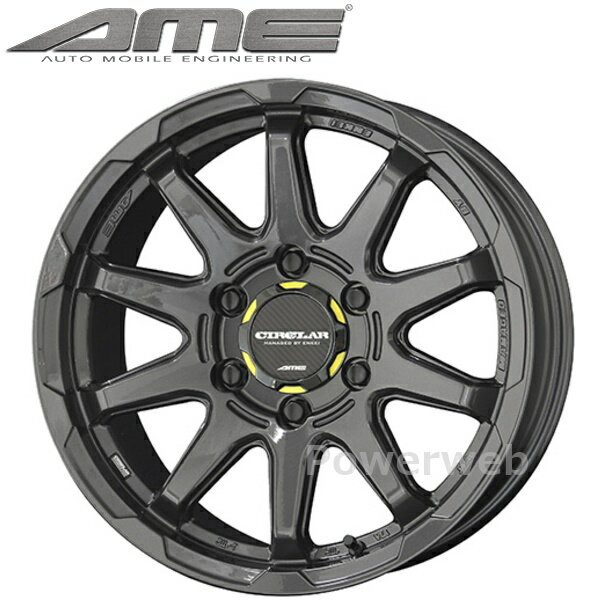 乐天商城 - [ホイール1本(単品)] CIRCLAR C10X (サーキュラー) 17インチ×8.0J PCD：139.7 穴数：6 インセット：20 マットブラック (KYOHO AME/共豊)