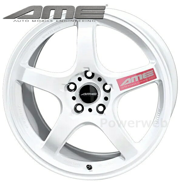 Rakuten - [ホイールのみ単品4本セット] KYOHO AME TRACER GT-V 17インチ×7.5J PCD：100 穴数：4 インセット：36 レーシングホワイト
