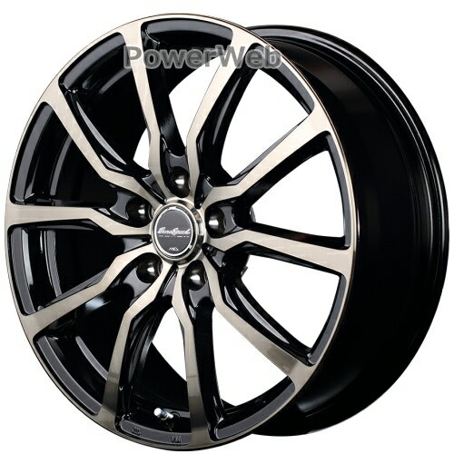 [ホイール1本(単品)] MID / EUROSPEED D.C.52 / ブラックメタリックポリッシュ+ブラッククリア / 18インチ×7.0J PCD：114.3 穴数：5 インセット：55