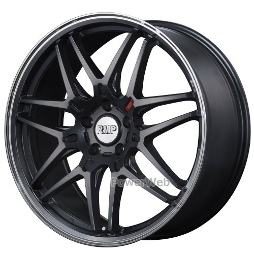 [ホイールのみ単品4本セット] MID RMP 720F セミグロスガンメタ/リムポリッシュ 20インチ×8.5J PCD：114.3 穴数：5 インセット：45