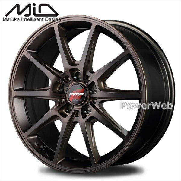 [ホイール1本(単品)] MID RMP RACING R25 18インチ×7.5J PCD：114.3 穴数：5 インセット：50 クラシカルブロンズ