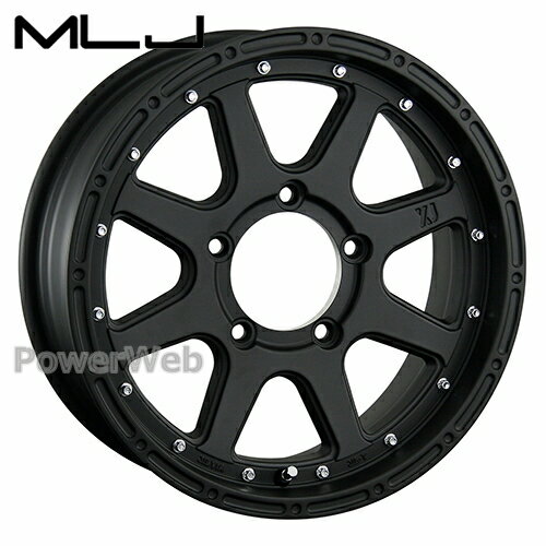 [ホイールのみ単品4本セット] MLJ XTREME-J (エクストリーム J) 16インチ×5.5J PCD：139.7 穴数：5 インセット：20 フラットブラック