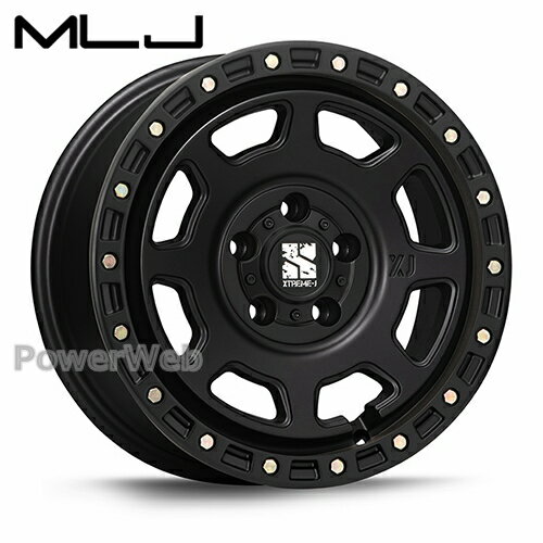 [ホイール1本(単品)] MLJ XTREME-J XJ07 16インチ×7.0J PCD：114.3 穴数：5 インセット：35 サテンブラック