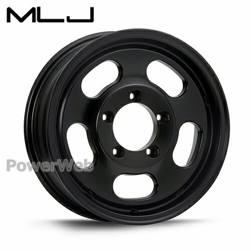 [ホイール1本(単品)] MLJ XTREME-J D:SLOT (Dスロット) 16インチ×5.5J PCD：139.7 穴数：5 インセット：22 サテンブラック